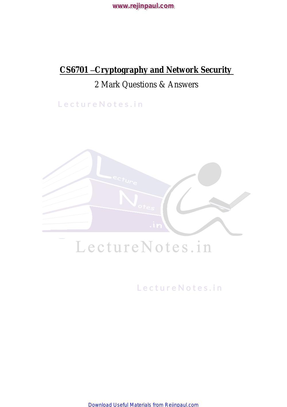 Cryptography and network security by behrouz a forouzan solution manual pdf